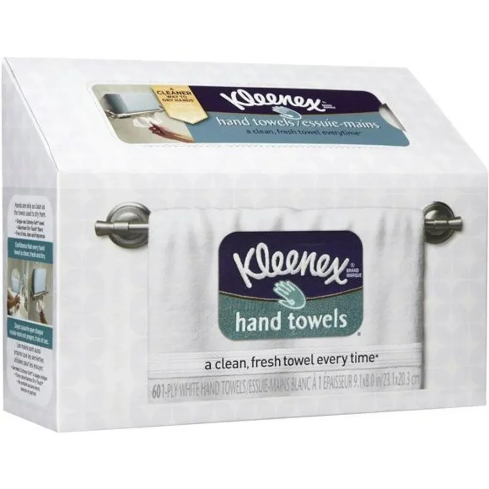 Disposable Hand Towels Pack of 120 Soft Absorbent Paper Bathroom Guest Towels